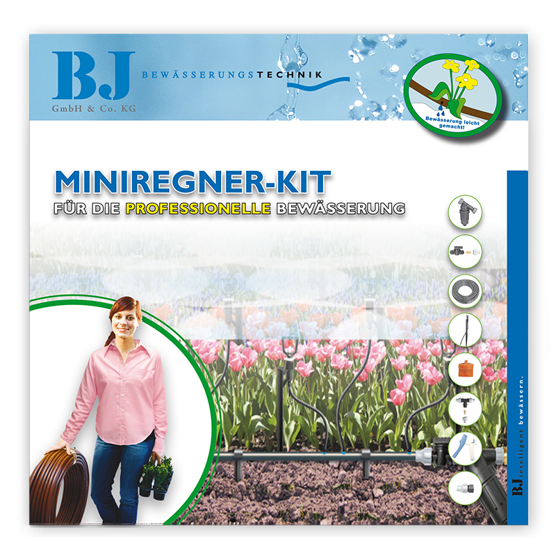BJ Mini Regner Set für Blumen und Gemüse Beete