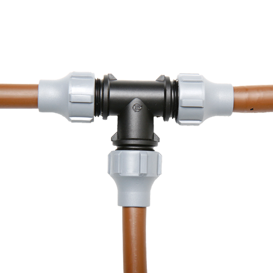 T Stück Verbinder 16mm PE Rohr Tropfschlauch