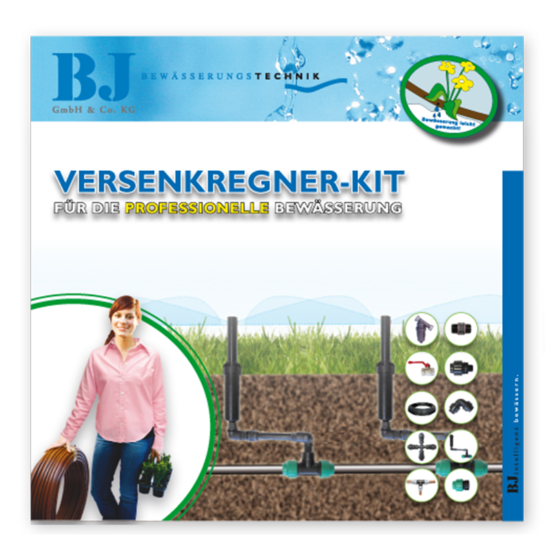 Versenkregner Set Bewässerung Rasen Beregnung